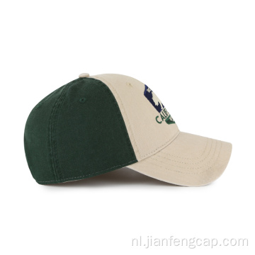 superieur geborsteld katoenen twill vintage dad hat